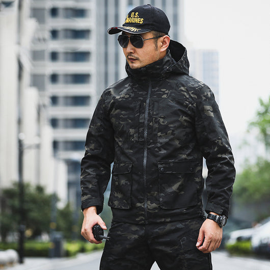 Chaqueta Táctica Camuflaje para Hombre - Estilo Outdoor Versátil - Image 14