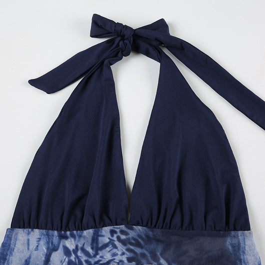 Top Halter Escotado sin Espalda Slim Fit para Mujer - Image 10