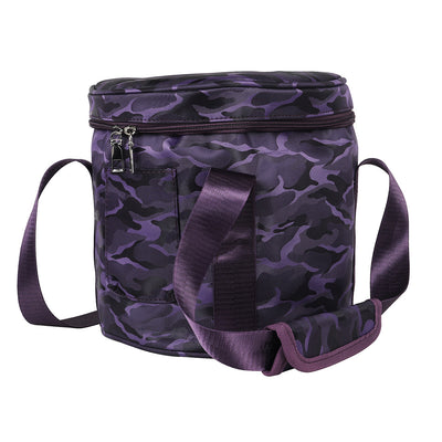 Bolsa Portátil para Cuencos Tibetanos de Cristal con Patrón Oxford Púrpura - Image 5