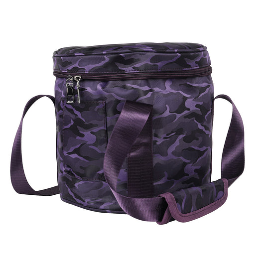 Bolsa Portátil para Cuencos Tibetanos de Cristal con Patrón Oxford Púrpura - Image 5