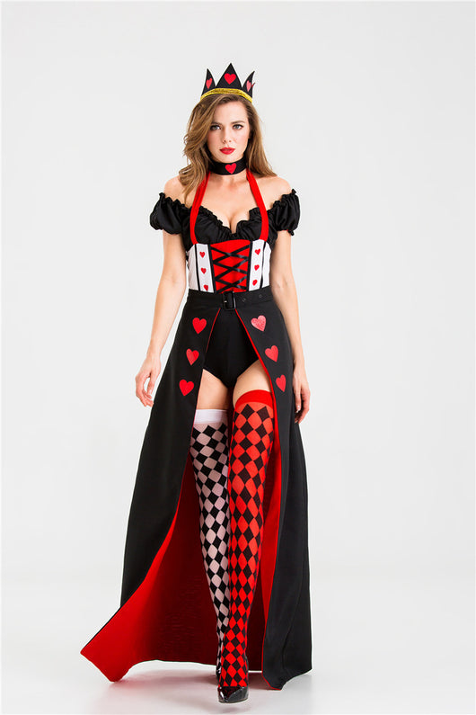 Disfraz de Reina de Corazones - Uniforme Elegante para Halloween - Image 6
