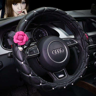 Funda Universal para Volante de Auto con Diseño Camelia - Image 5