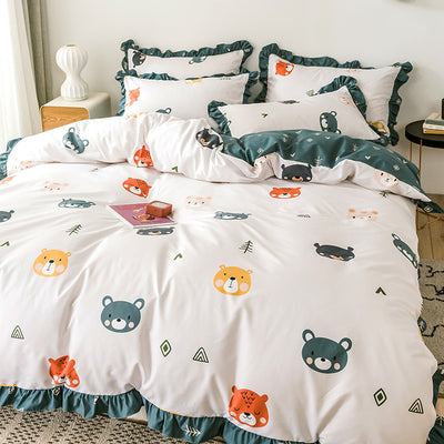 Juego de Cama Infantil Princesa 4 Piezas - Funda Nórdica y Sábanas Corazones - Image 4