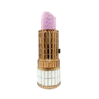 Cartera de Fiesta Metálica con Brillantes para Labial - Image 17