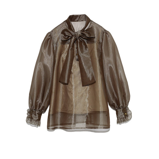 Moño Transparente de Tul Elegante - Accesorio Chiffon Sofisticado - Image 7