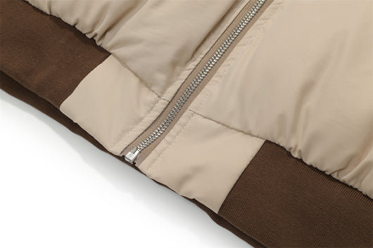 Abrigo Patchwork de Contraste de Colores para Hombre - Image 10