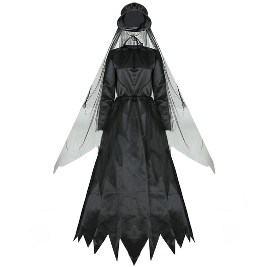 Disfraz de Novia Fantasma Vampiro para Halloween - Traje Cosplay Terrorífico Completo - Image 6