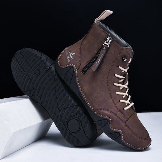 Botas Altas Artesanales para Hombre - Estilo Casual y Cómodo - Image 29