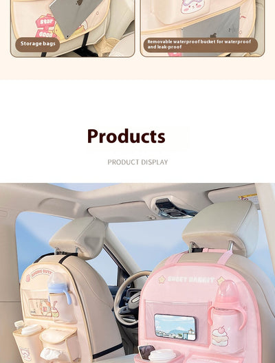 Organizador de Asiento Trasero del Auto con Protector Antimanchas - Image 27