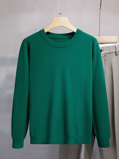 Suéter Holgado Oversized Cuello Redondo para Hombre - Image 6