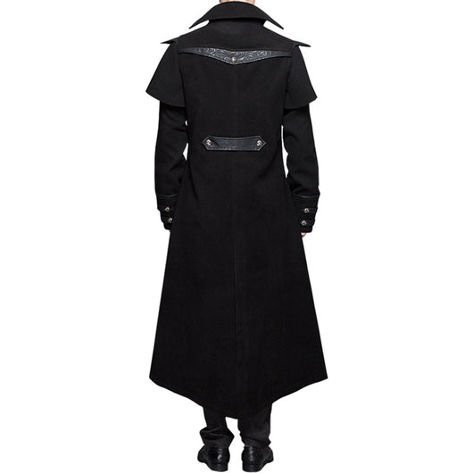 Abrigo Gótico Medieval Punk para Hombre - Image 9