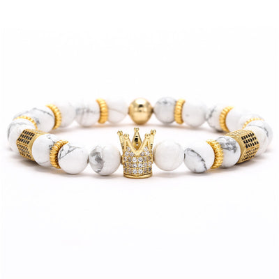 Pulsera Hexagonal para Hombre con Circonitas Incrustadas y Diseño de Corona - Image 29