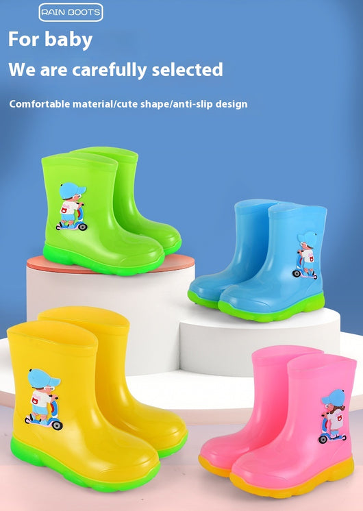 Botas de Lluvia Impermeables Desmontables para Niños con Suela Antideslizante - Image 16