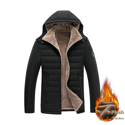 Abrigo Acolchado de Algodón para Adultos Mayores - Talla Grande Invierno - Image 5