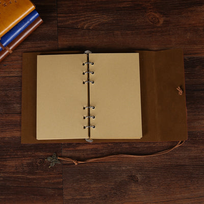 Libreta Portátil de Hojas Sueltas Estilo Retro con Papel Kraft - Image 19