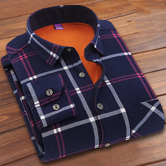 Suéter Tejido Grueso con Forro de Terciopelo para Hombre - Manga Larga Calidez Premium - Image 3