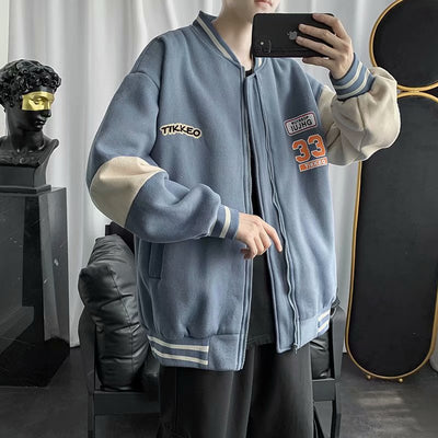 Chaqueta Retro de Uniforme de Béisbol con Bordado Coreano Unisex - Image 4