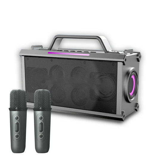 Parlante Bluetooth Portátil con Micrófono para Karaoke y Exterior - Image 3