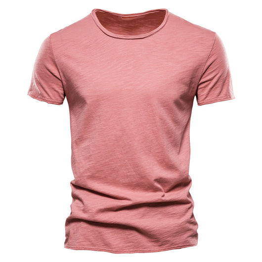 Camiseta Slim Fit de Algodón Texturizado para Hombre - Image 7