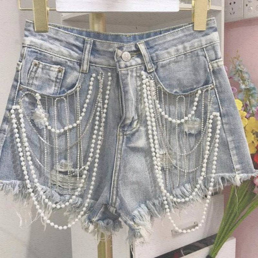 Shorts de Mezclilla Industrial para Mujer - Colección Verano - Image 8