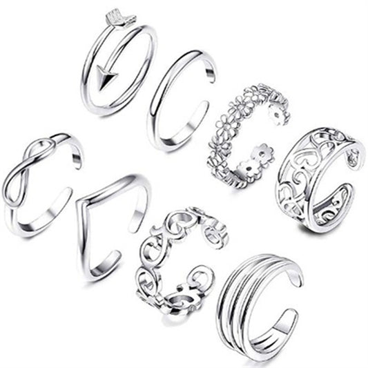 Anillos para los Pies con Encanto de Personalidad - Diseño Rosa Minimalista para Mujeres