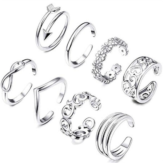 Anillos para los Pies con Encanto de Personalidad - Diseño Rosa Minimalista para Mujeres
