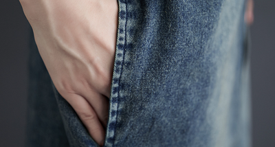 Vestido Denim Suelto Literario Vintage con Costuras Artesanales - Image 14
