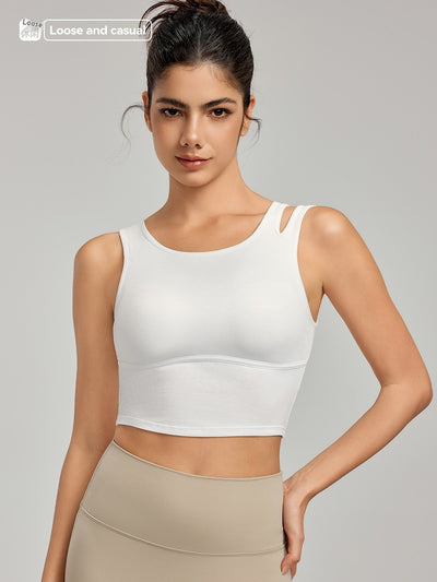 Top Deportivo Mujer con Soporte de Pecho y Tirantes Huecos - Image 5
