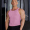 Men's Round Neck Sleeveless Athletic T-Shirt