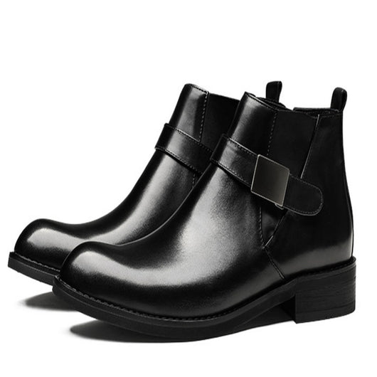 Botas Martin de Cuero para Hombre - Estilo Británico Otoño Invierno - Image 2