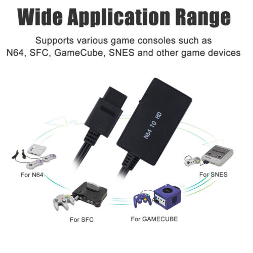 Convertidor N64 a HDMI - Cable HD para Nintendo 64, GameCube y SNES - Image 8