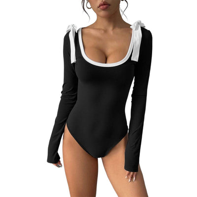 Jumpsuit Elegante con Escote Cuadrado y Mangas Acampanadas - Image 5