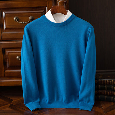Suéter Holgado de Cuello Redondo para Hombre - Manga Larga Casual y Profesional - Image 19