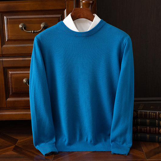 Suéter Holgado de Cuello Redondo para Hombre - Manga Larga Casual y Profesional - Image 19
