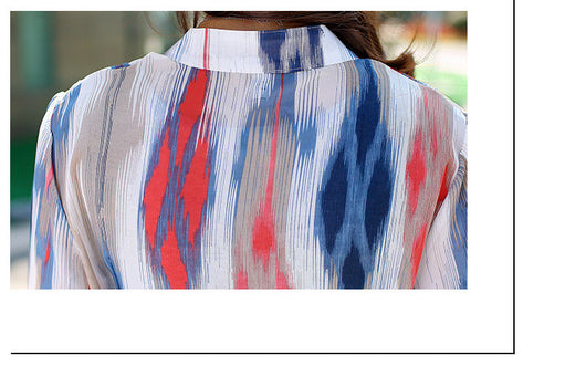 Cardigan de Gasa Estampado con Protección Solar para Mujer - Image 13