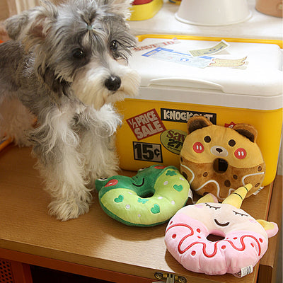Juguete Interactivo Peluche Donut Teddy VIP para Gatos y Perros Pequeños y Medianos - Image 9