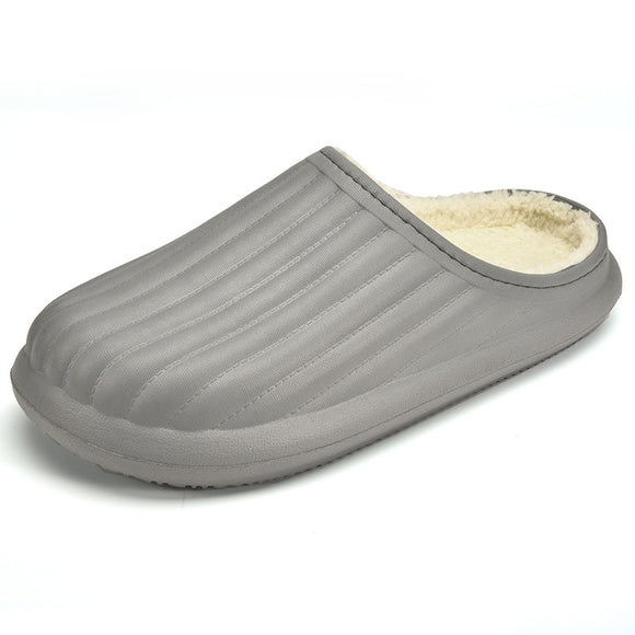 Pantuflas de Algodón Impermeables para Niños - Suela Gruesa Antideslizante