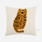 Funda de Cojín Decorativo Leopardo Cartoon para Sofá