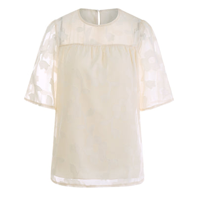 Blusa Suelta con Estampado en Chifón - Image 32