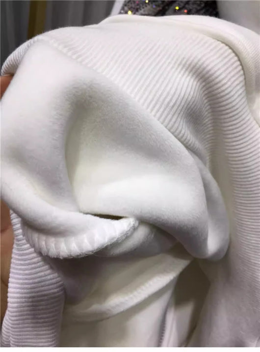 Abrigo Sudadera Acolchado de Lujo con Bordado Pesado y Detalles Brillantes - Image 12