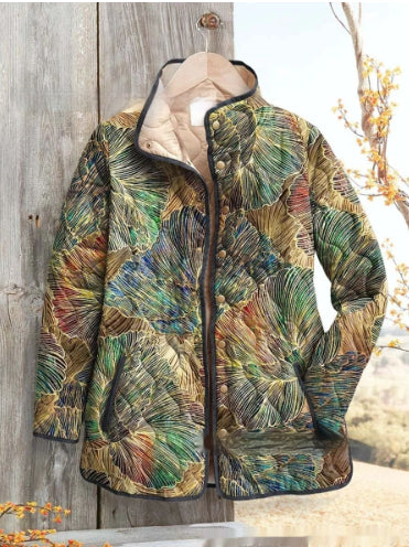 Abrigo Acolchado de Algodón con Bolsillos para Otoño e Invierno - Image 11