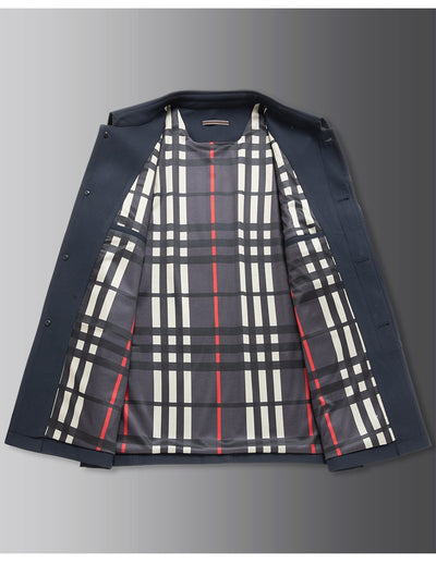 Abrigo Ejecutivo Tipo Trench para Hombre Tallas Grandes - Image 11