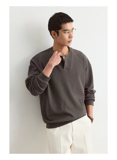 Sudadera Cuello Redondo Ligera para Hombre Talla Grande - Image 17