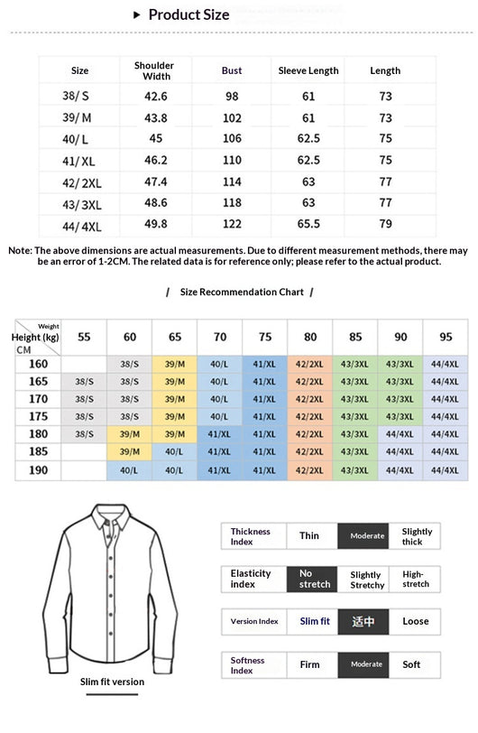 Camisa Oxford de Algodón Puro Transpirable para Hombre - Image 19