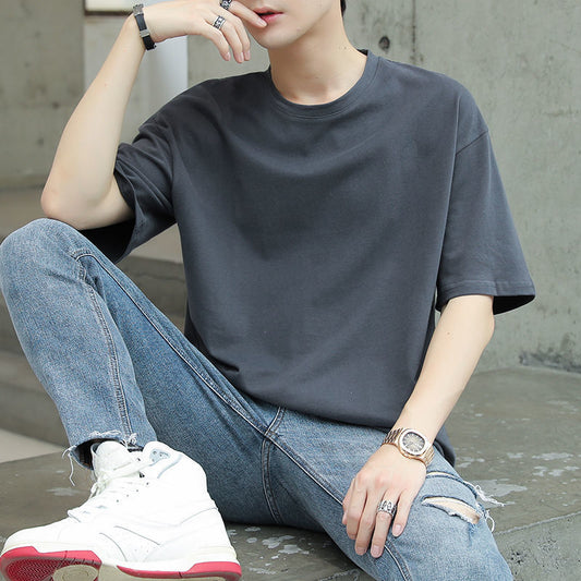 Playera Básica de Hombre en Colores Sólidos