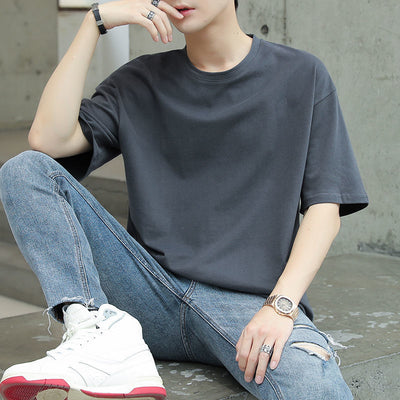 Playera Básica de Hombre en Colores Sólidos