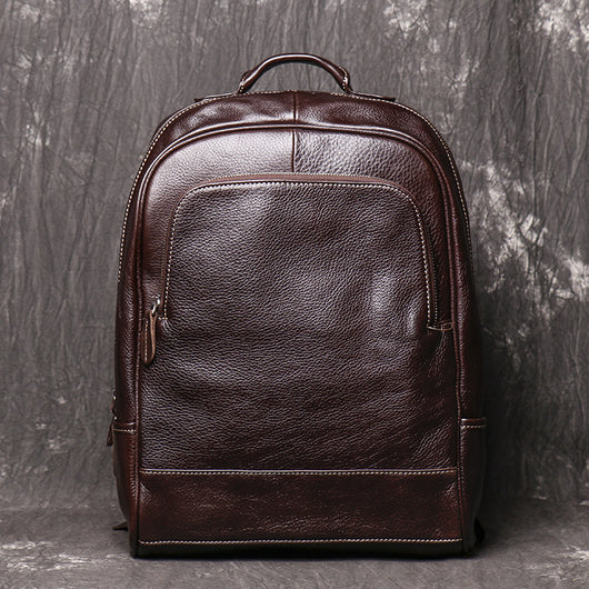 Mochila Viajera de Cuero para Hombre - Gran Capacidad - Image 6
