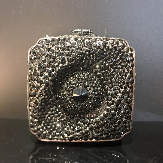Bolso de Noche Cuadrado Brillante con Cristales de Diamante para Mujer - Image 15