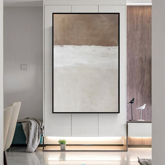 Cuadro Abstracto Moderno Óleo sobre Lienzo - Arte Contemporáneo Minimalista para Sala - Image 18
