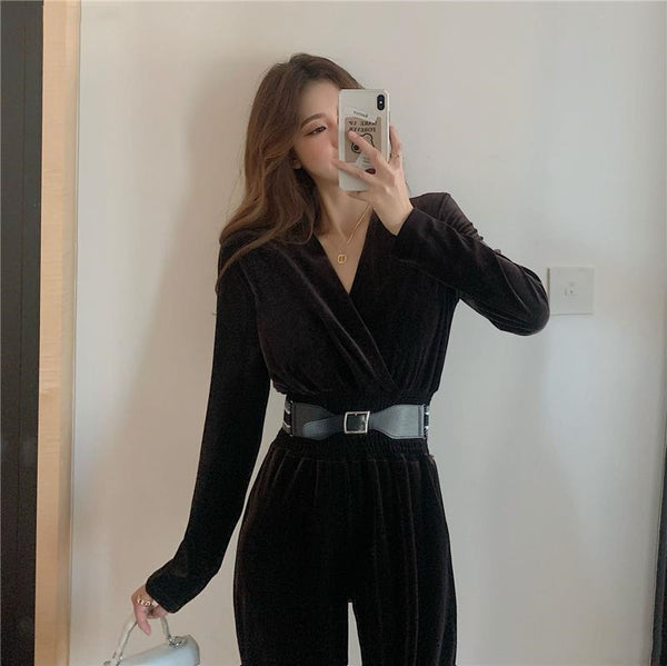 Pantalones Harem de Cintura Alta Suelta y Pierna Recta
